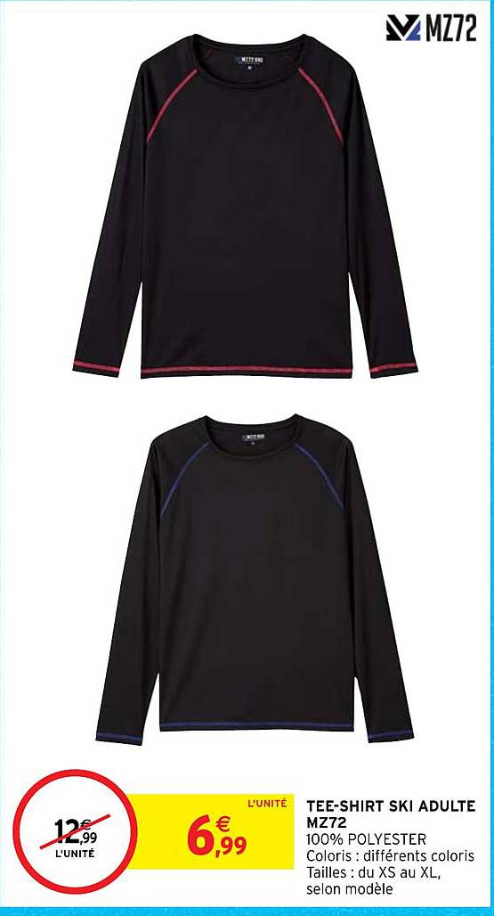 Tee-shirt Ski Adulte Mz72