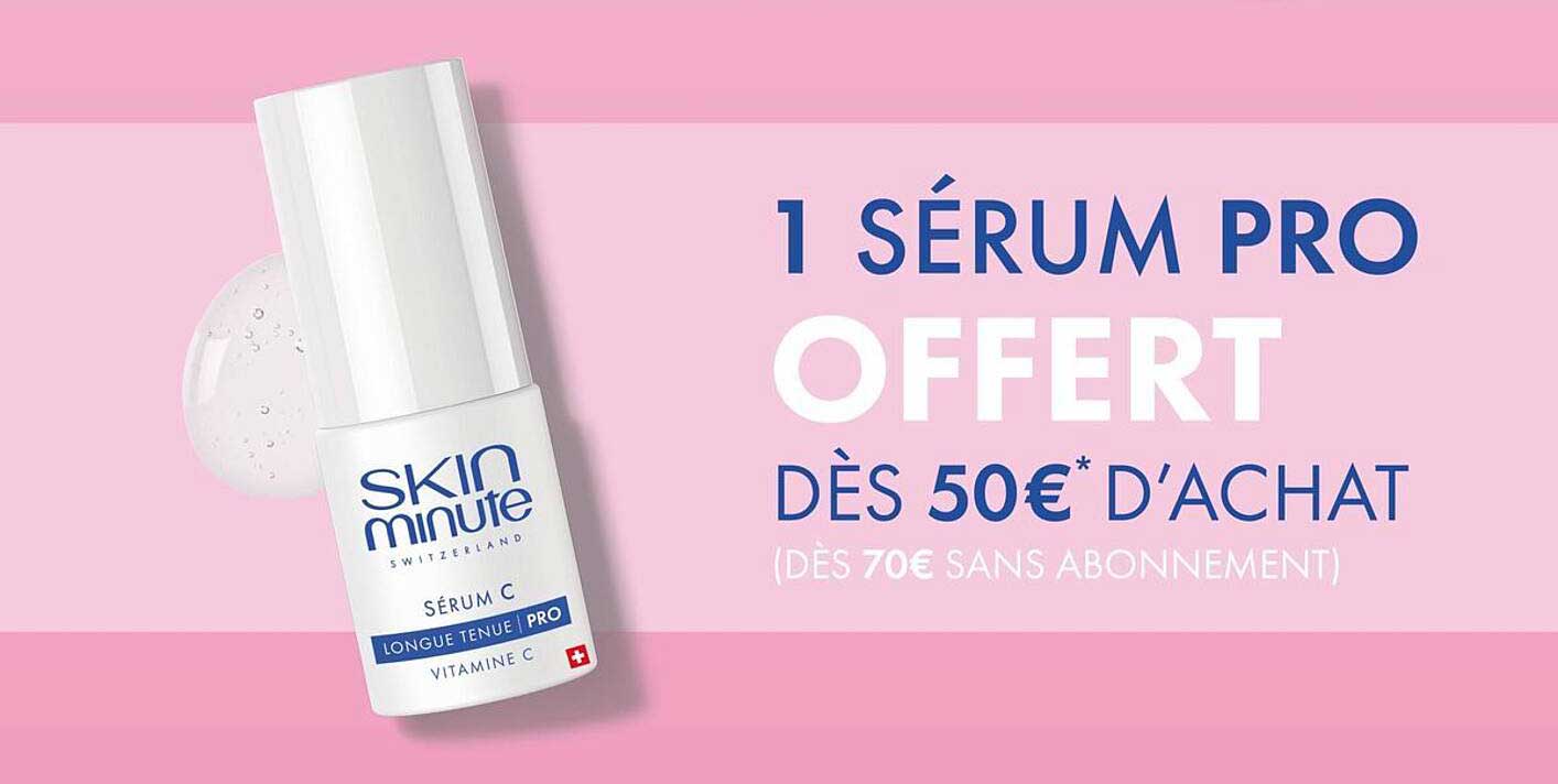 1 sérum pro offert dès 50€ d'achat