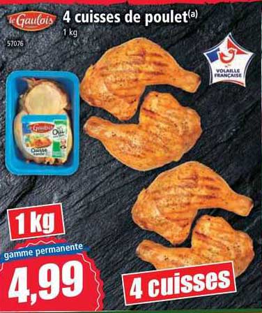 4 Cuisses De Poulet Le Gaulois