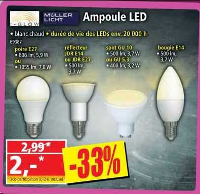 ampoule led i-glow, müller licht