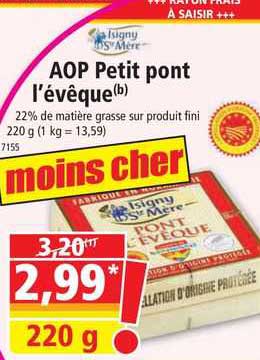 aop petit pont l'évêque isigny ste mère