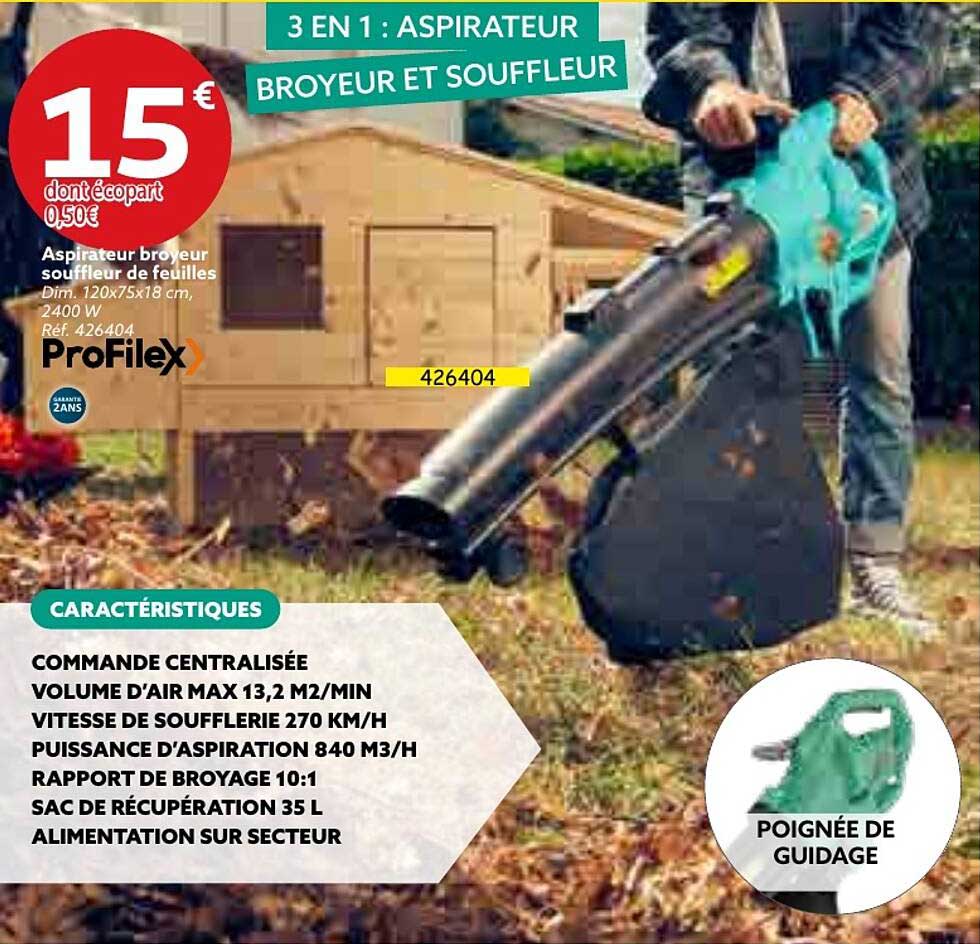 Aspirateur Broyeur Souffleur De Feuilles