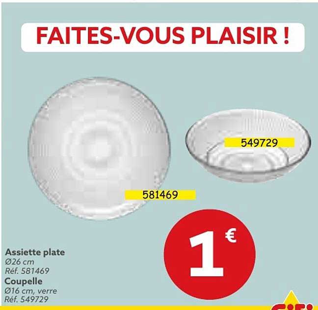 Assiette Plate Coupelle