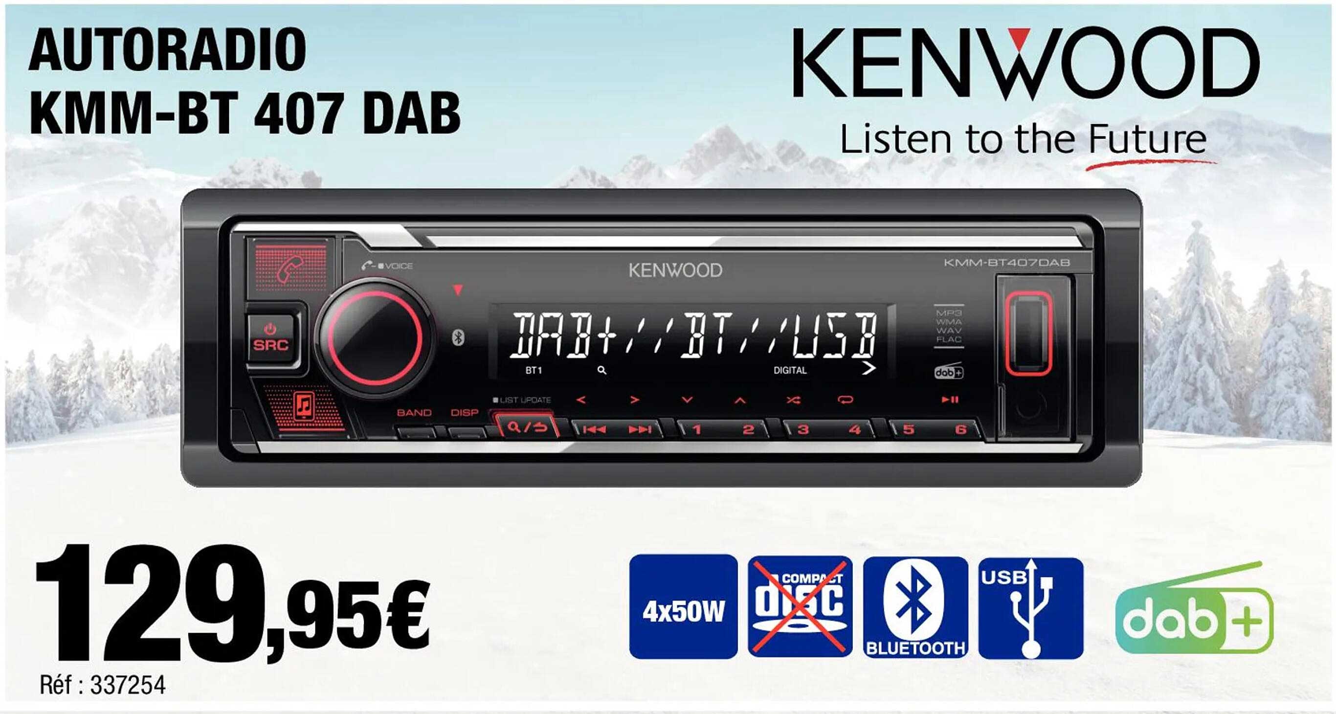 autoradio kmm-bt 407 dab kenwood