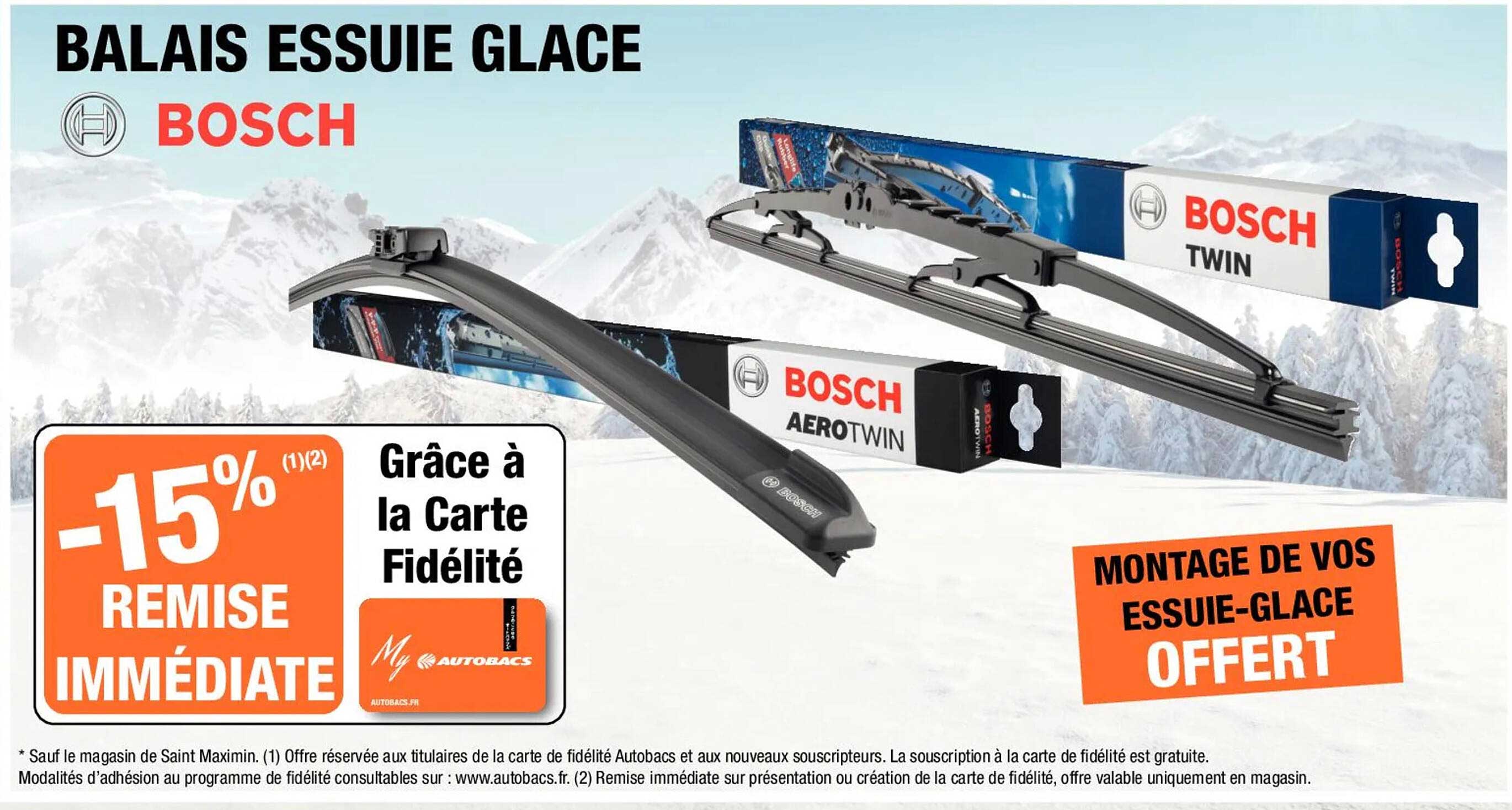 balais essuie glace bosch