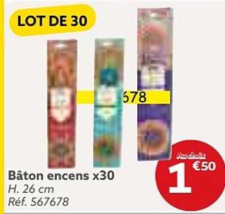 bâton encens x30