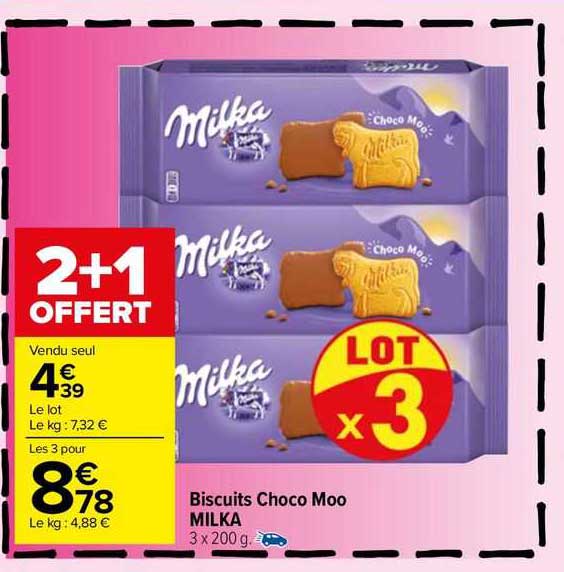 Biscuits Choco Moo Milka