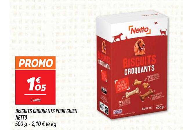 Biscuits Croquettes Pour Chien Netto