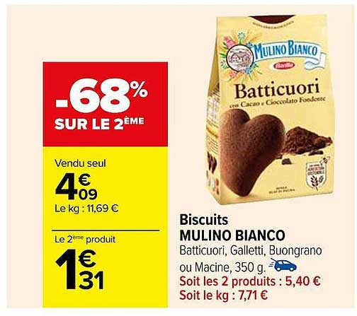 biscuits mulino bianco