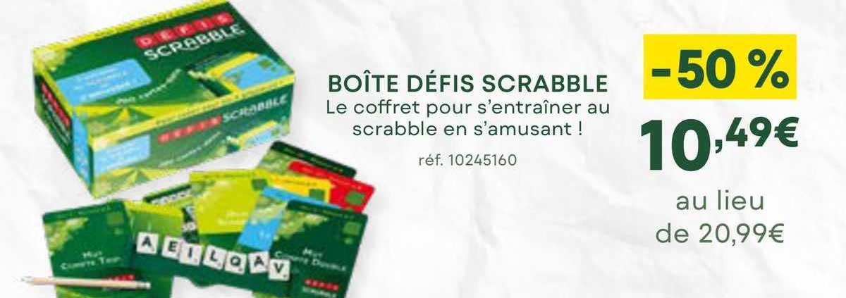 boîte défis scrabble