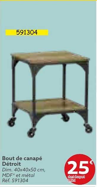 Bout De Canapé Détroit