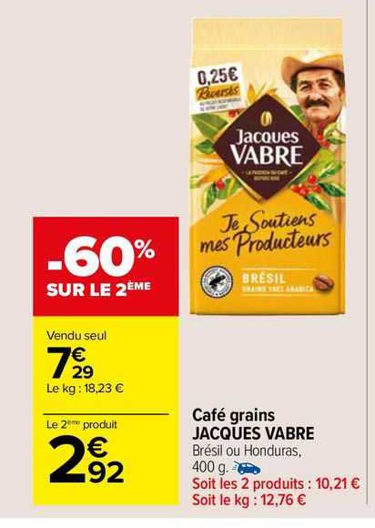 café grains jacques vabre