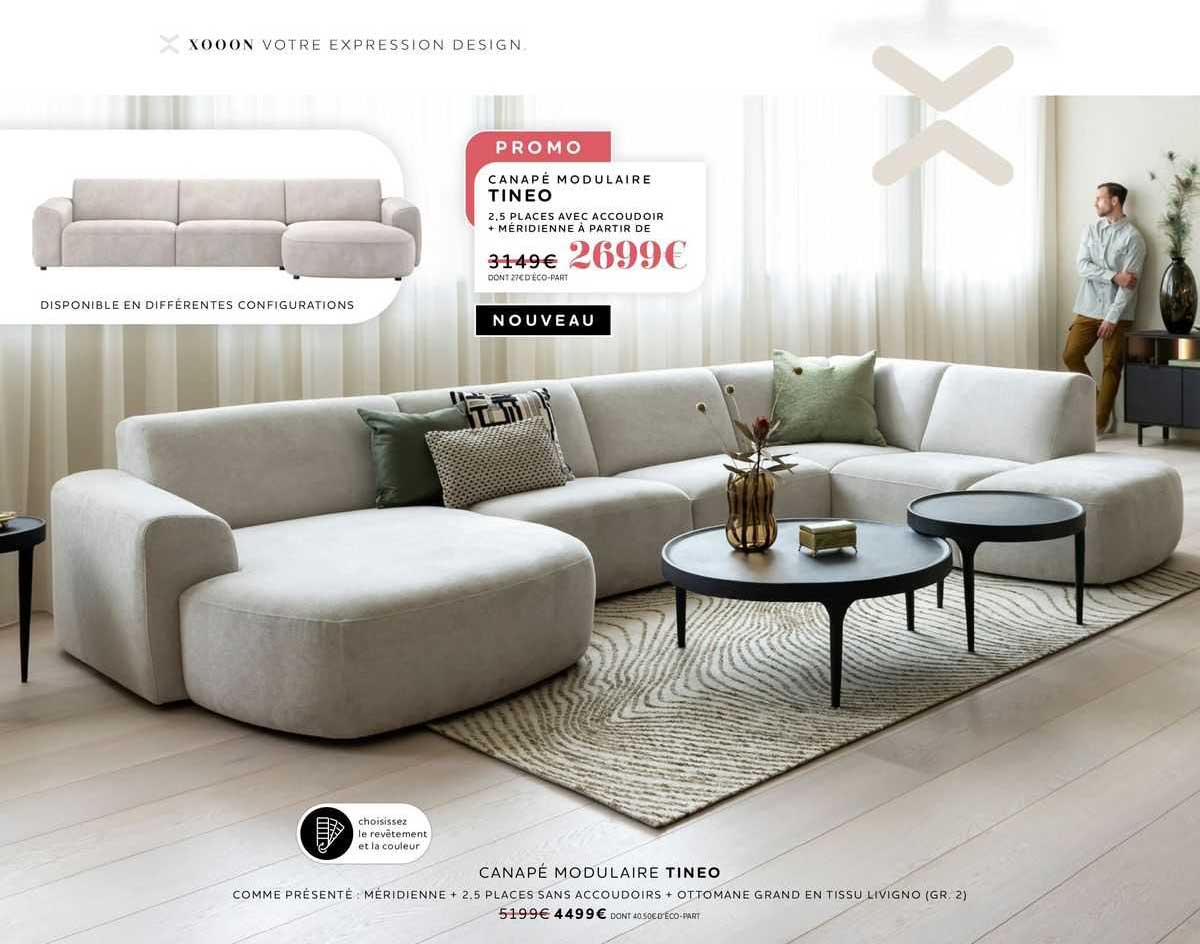 canapé modulaire tineo