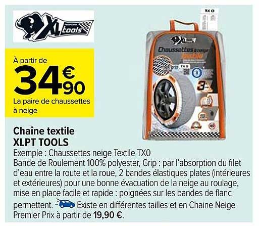 chaîne textile xlpt tools