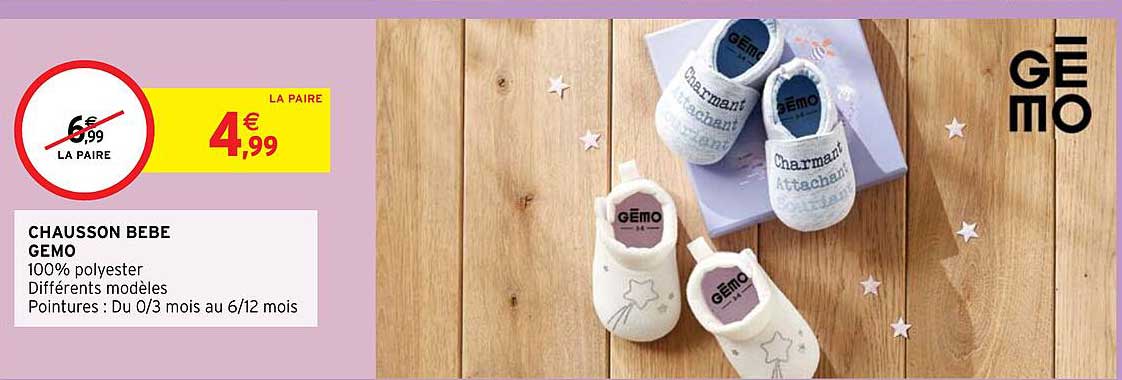Chausson Bébé Gémo