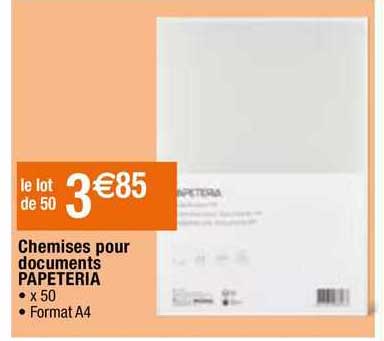 Chemises Pour Documents Papeteria