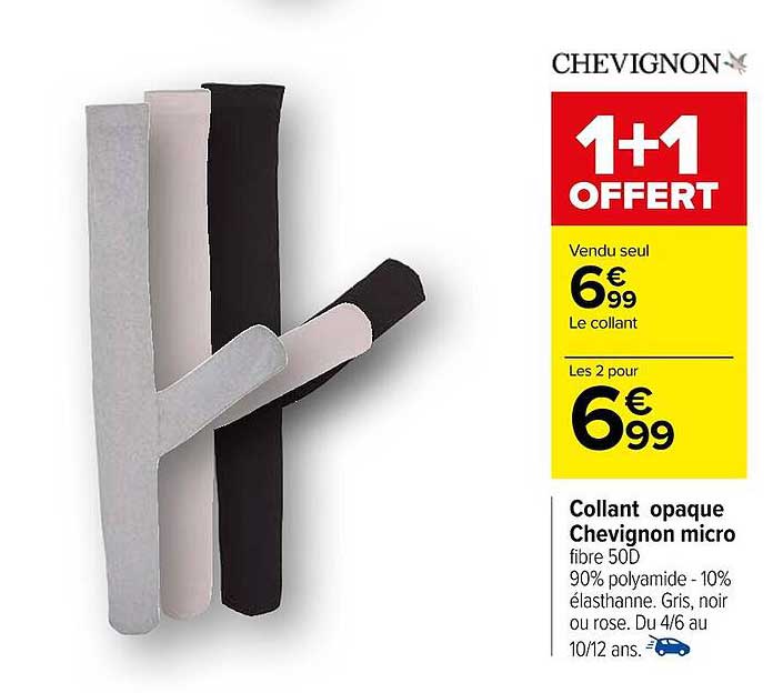 collant opaque chevignon micro