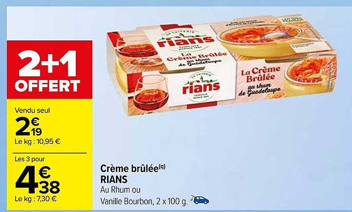 crème brûlée rians
