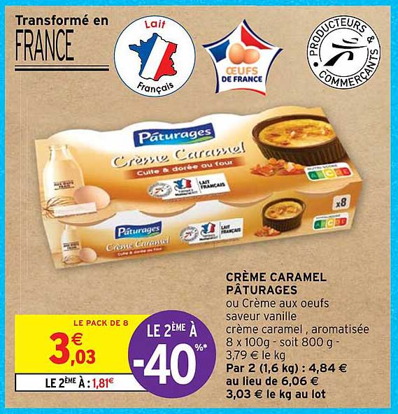 Crème Caramel Pâturages