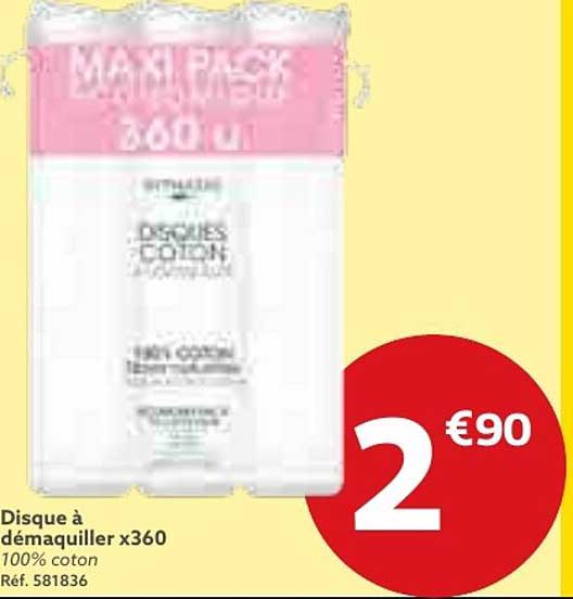 disque à démaquiller x360