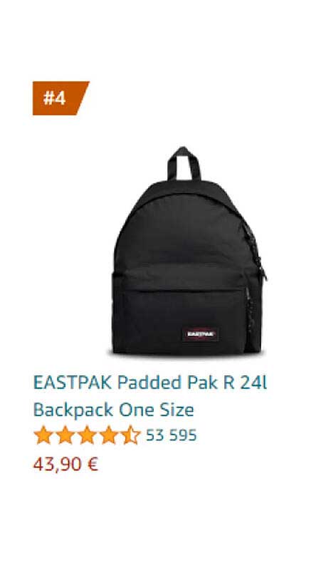 eastpak padded pak r 24l backpack one size