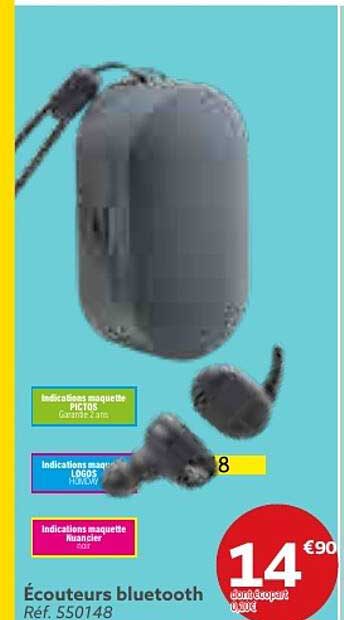 écouteurs Bleutooth