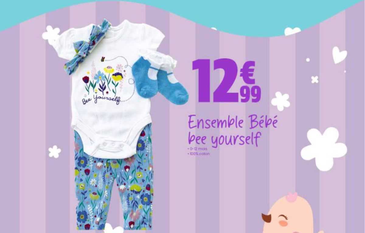 ensemble bébé bee yourself