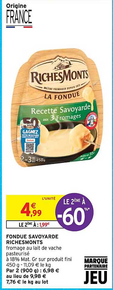 fondue savoyarde riches monts
