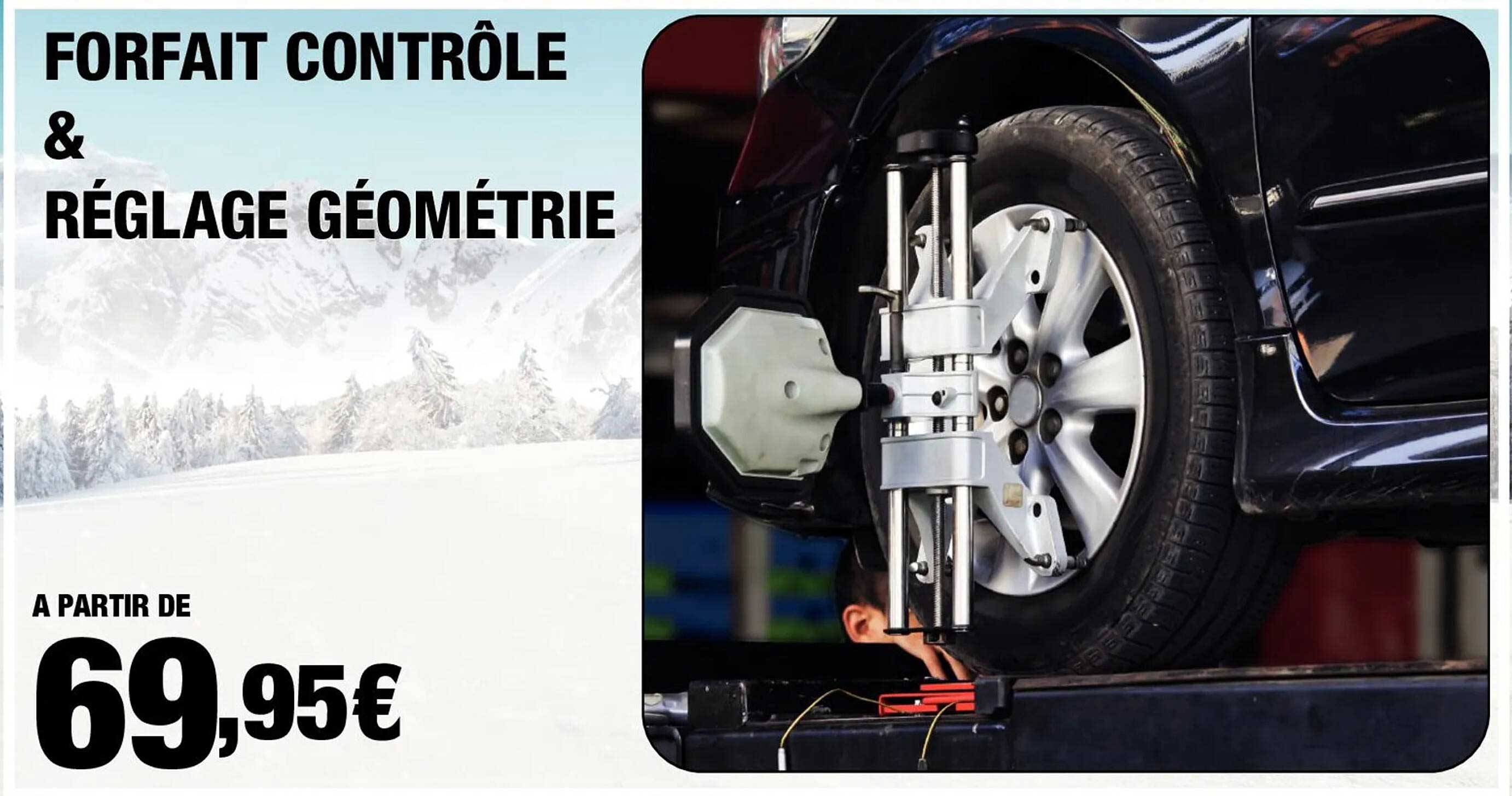 forfait contrôle & réglage géométrie