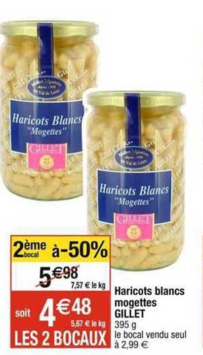 haricots blancs mogettes gillet
