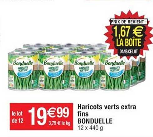 Haricots Verts Extra Fins Bonduelle