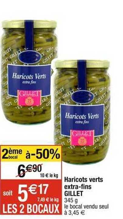 haricots verts extra-fins gillet