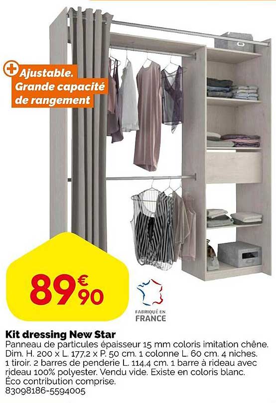 kit dressing new star