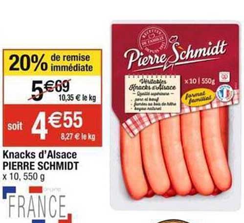 knacks d'alsace pierre schmidt