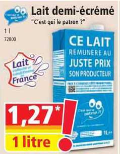 lait demi-écrémé "c'est qui le patron ?"