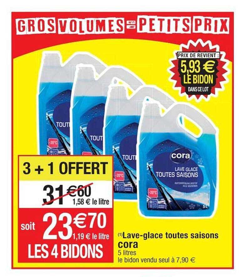 lave-glace toutes saison cora