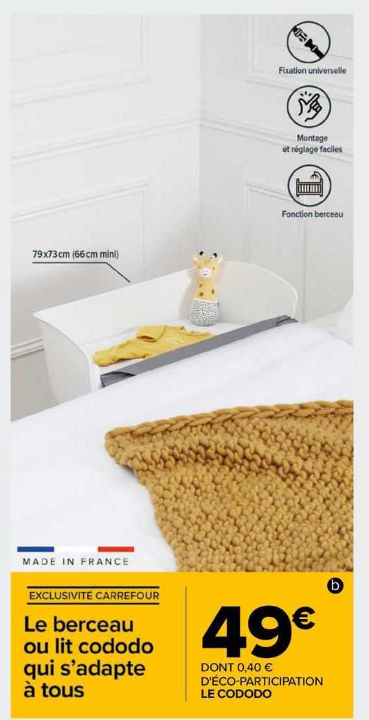 le berceaux ou lit cododo