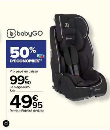 le siège-auto babyGO