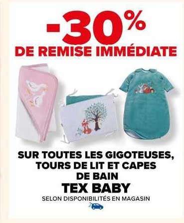 Les Gigoteuses, Tours De Lit Et Capes De Bain Tex Baby