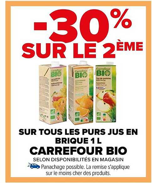 Les Purs Jus En Brique 1 L Carrefour Bio
