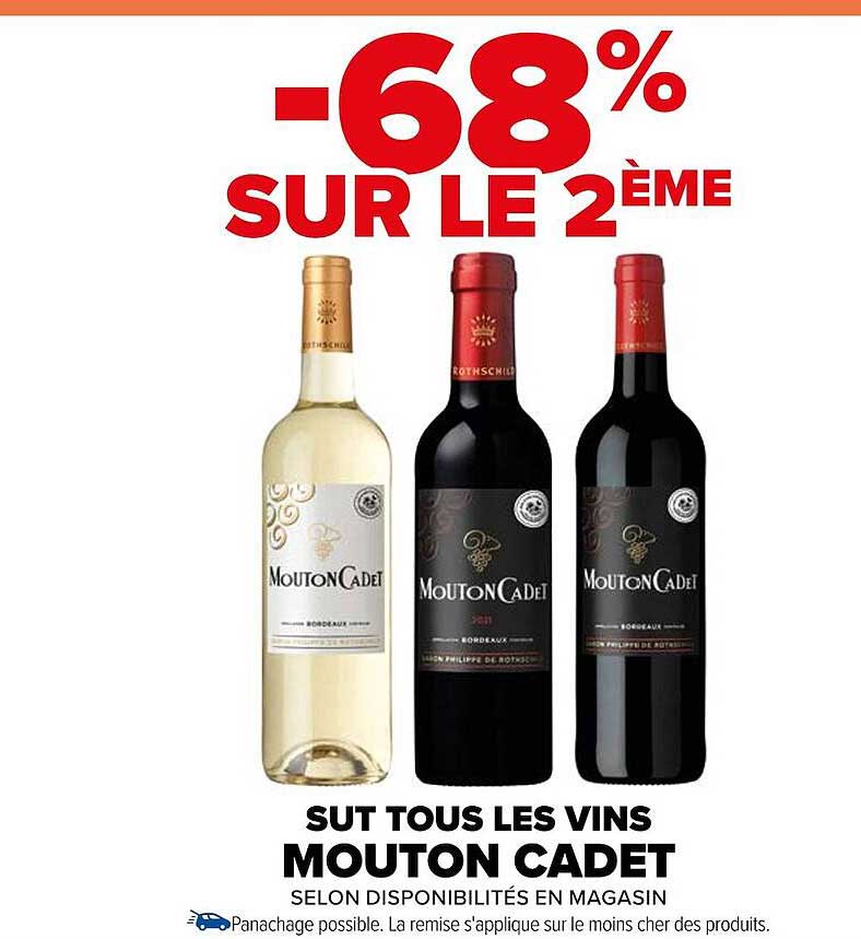 les vins mouton cadet