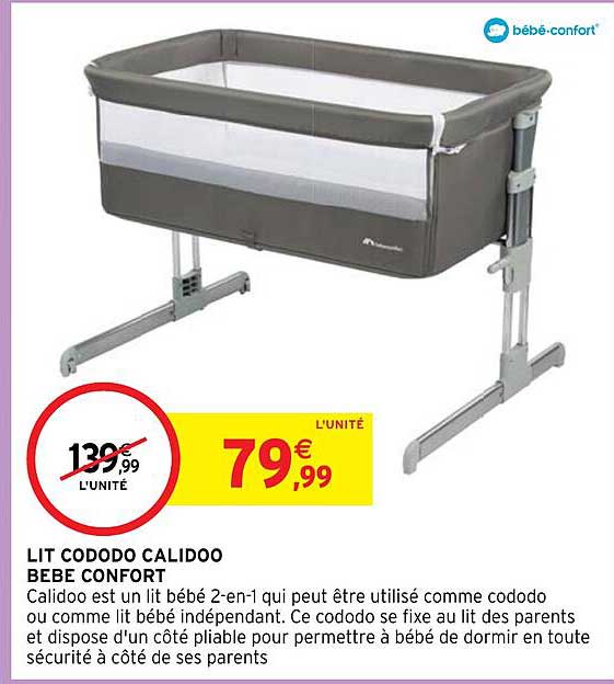 lit cododo calidoo bébé confort