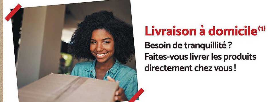 livraison à domicile