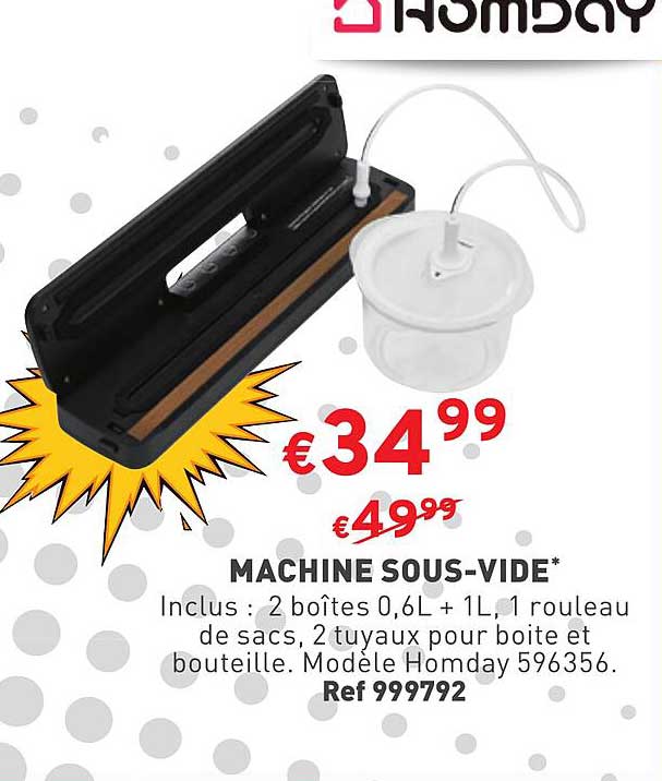 machine sous-vide homday