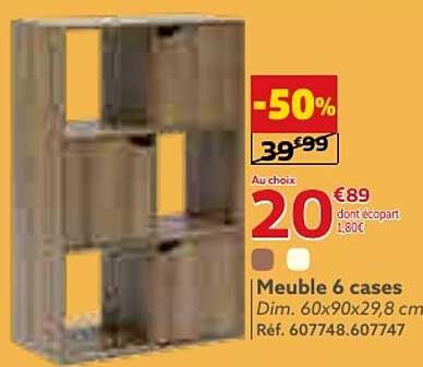 Meuble 6 Cases