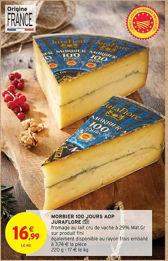 morbier 100 jours aop juraflore