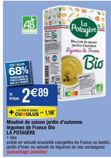 mouliné de saison jardin d'automne légumes de france bio la potagère