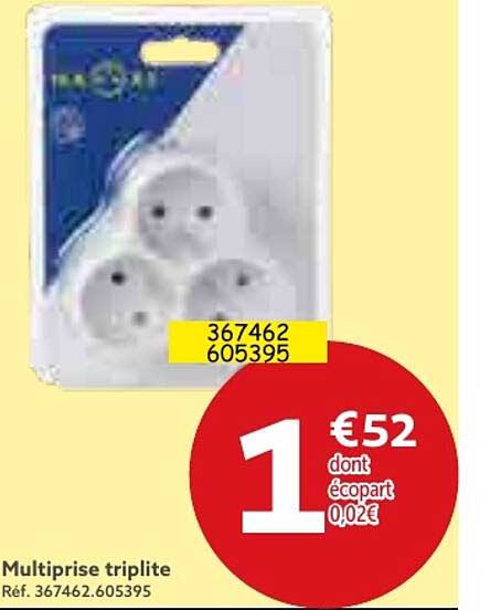 Multiprise Triplite