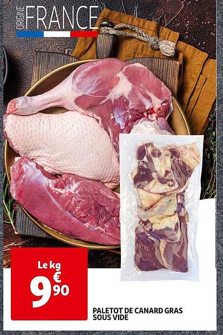 paletot de canard gras sous vide