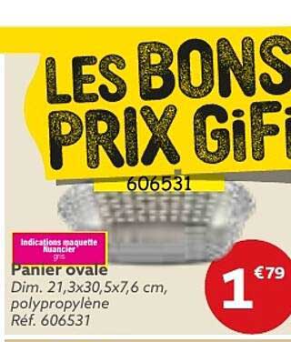 Panier Ovale